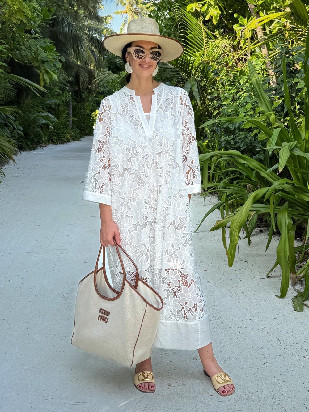 Marielle Almelo Dress Luana Lace White